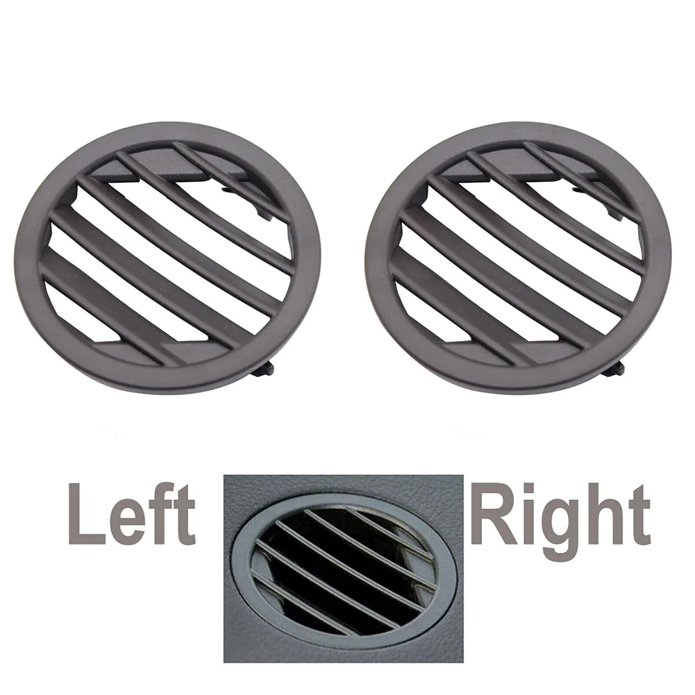 

2pcs Car Dashboard A/C Air Vent Grille Cover Left Right For Mercedes-Benz W204 C-Class 07-10 Brown Black Car Accessories