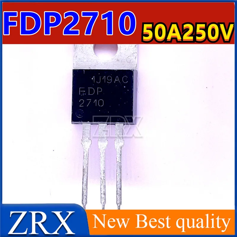 

5 шт./лот FDP2710 новый запас TO-220 250V 50A