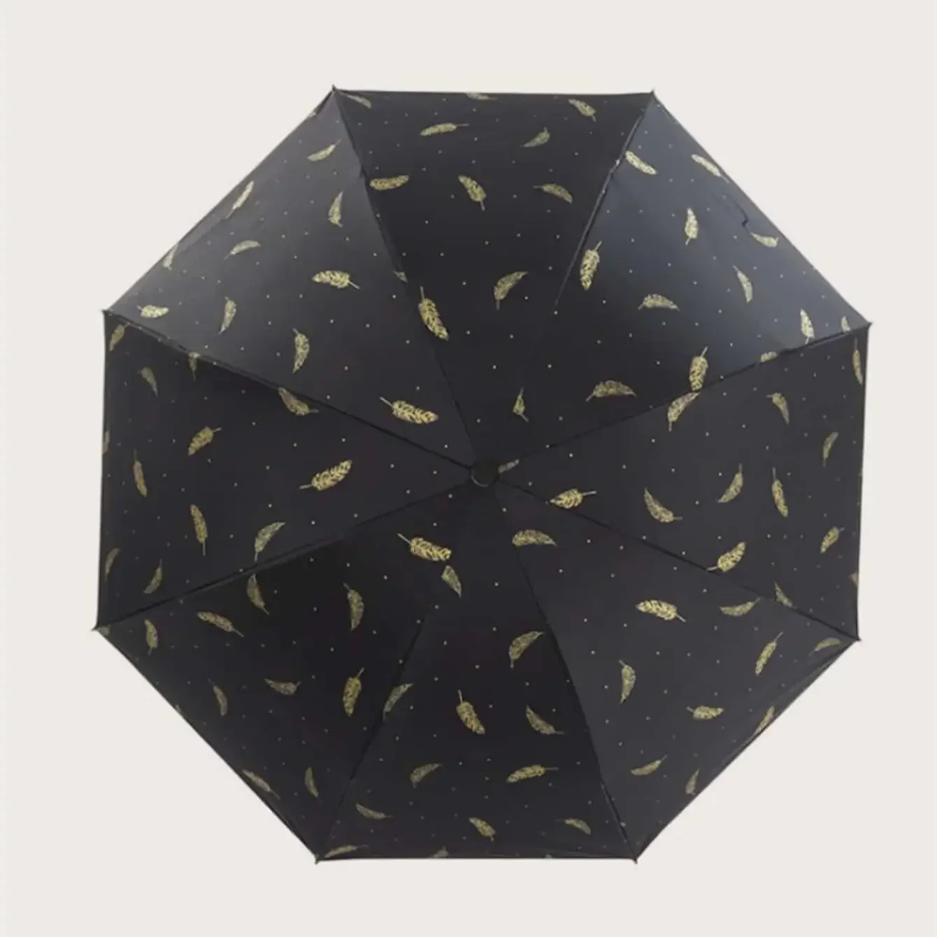1pc folding travel umbrella with UV protection function, suitable for rainy and sunny days, suitable for outdoor activities