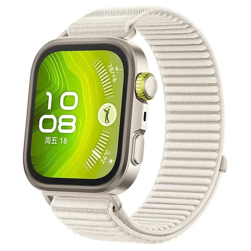 Breathable Braided Nylon Loop Strap - Comfortable Fit Watch Band Accessory