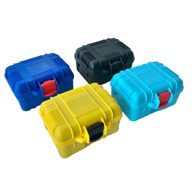Small Plastic Tool Box Waterproof Equipment Shockproof Collectible Storage  Safety Hard Case Outdoor Portable Mini Suitcase - AliExpress