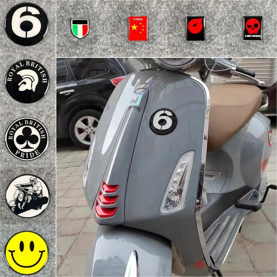 

3D reflective adhesive magnetic sticker for motorcycle waterproof film FOR PIAGGIO VESPA Sprint RA LX LXV GTS GTV 125 150 300