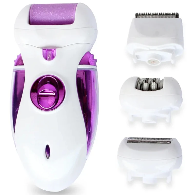 

Electric Hair Removal Epilator for All Body Hair Electric Epilator Male 4 in 1 Rechargeable Women Depilatory Machine for Facial