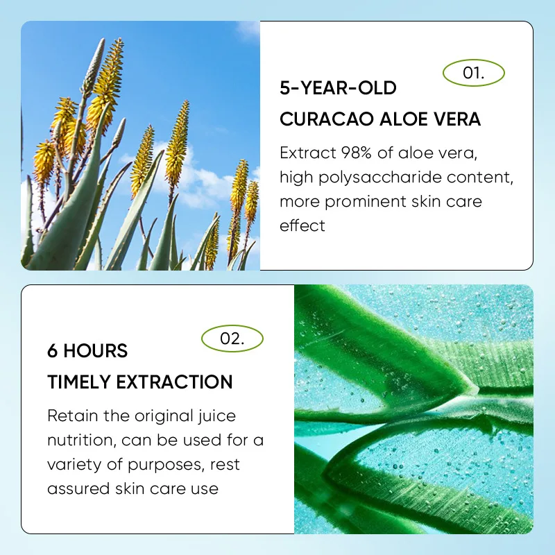Cleansing Mousse Moisturizing and Smooth Aloe Vera Refreshing Facial Cleanser Face Washing Face Cleaner 4