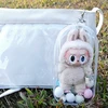 Clear Outdoor Bag For 18cm Cartoon Plush Dolls AC Toys Transparent Mini Kawaii Pouch For Keychain Doll Anime Figure Garage Kit 6