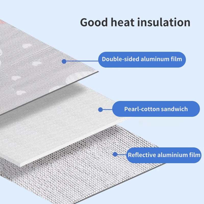 Window Sun Shade Sunroom Household Thermal Insulation Film Anti-Uv Sunshade Protector Car Window Suction Cup Insulation Film 6