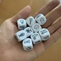 Acrylic dice