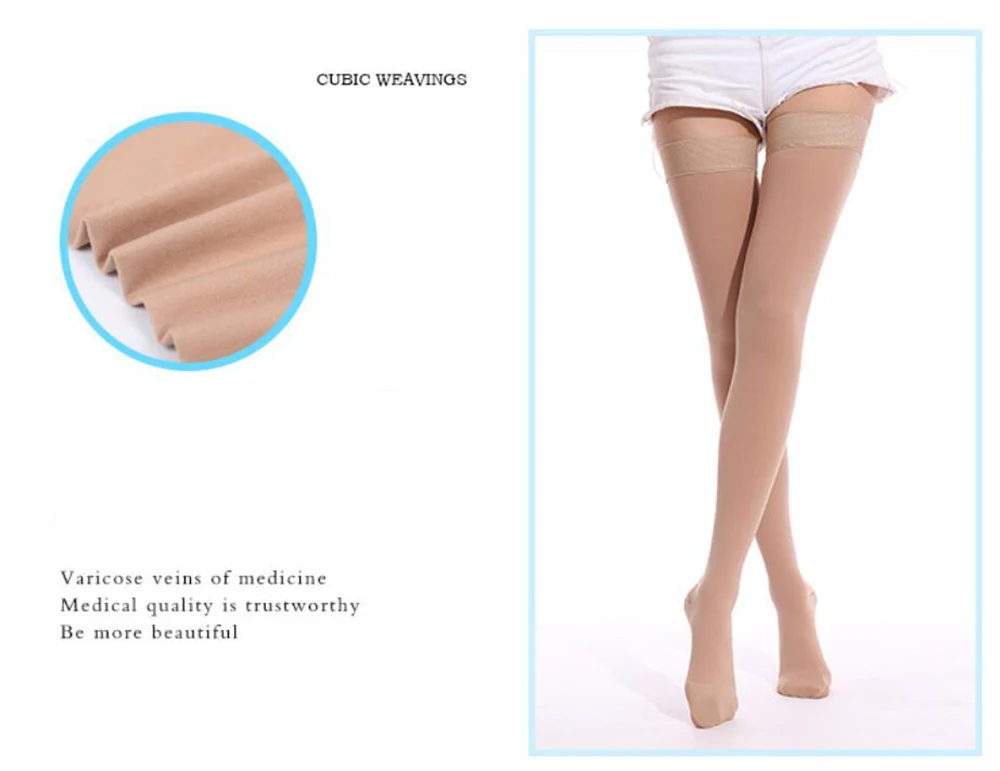 Nine points elastic pressure socks varicose veins in the tube of the nurse varicose socks silicone antiskid four seasons general