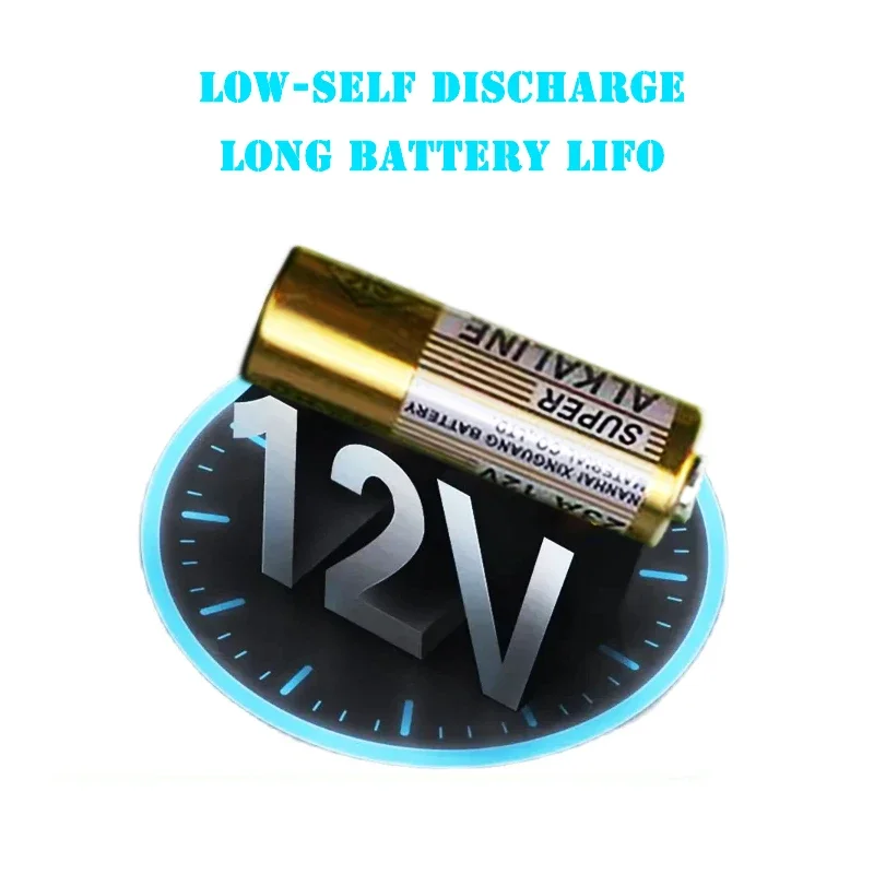 23A 12V 5 Pz Batteria Alcalina 23Ga A23S E23A El12 Mn21 Ms21 V23Ga L1028 Gp23A Lrv08 Per Telecomando Campanello Batteria A Secco