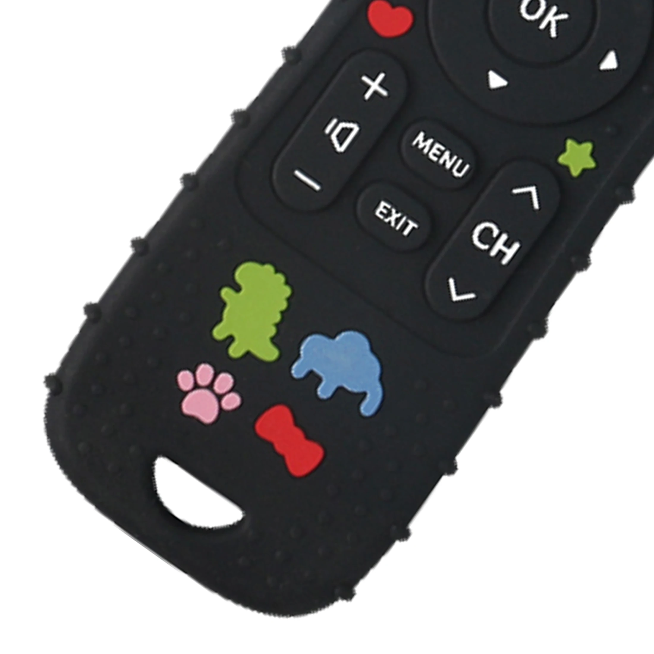 Silicone simulation remote control pressing toy grinding teeth glue teething toys silicone teething toys