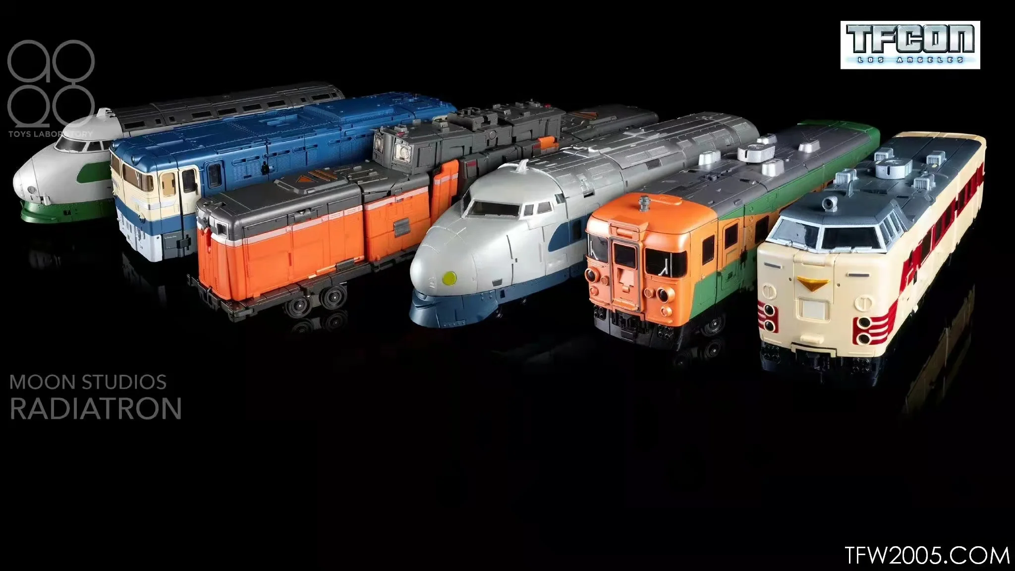 Transformation Trainbots Moon Studio Raiden Train