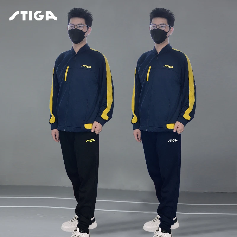Stiga table tennis new men women sports suit tennis sportswear set G1404144