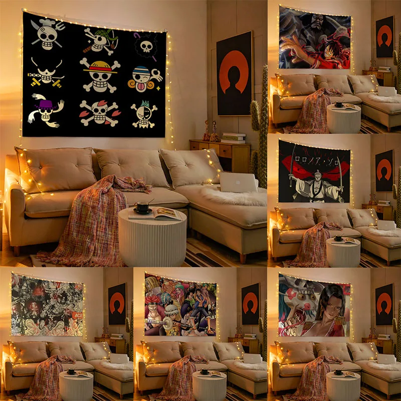 

Anime Tapestry Room Decor Home Wall Japanese Style Hanging Background Cloth