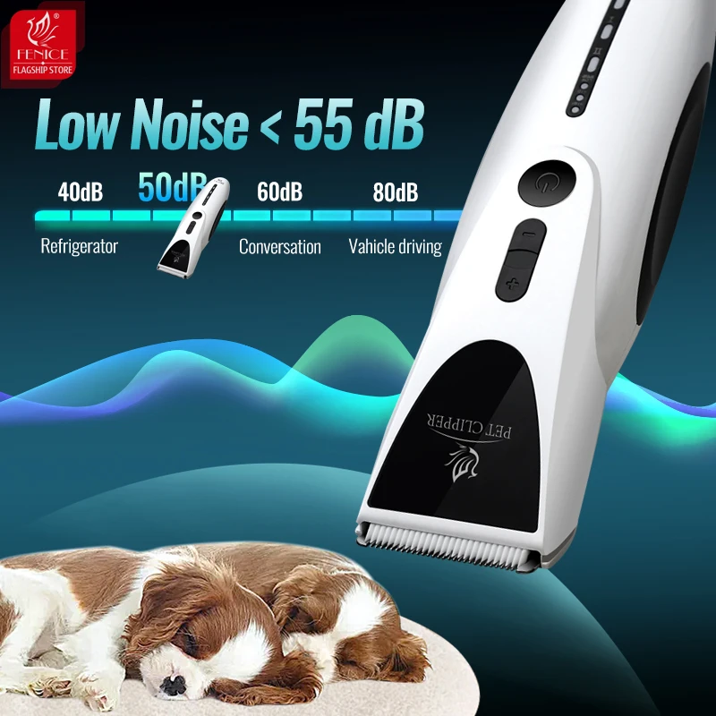 Fenice Dog Hair Clipper Electrical Hair Cutting Machine Grooming Pet Haircut Trimmer Shaver Set Pets Cordless Rechargeable pet clipper dog hair trimmer pet hair trimmer dog clipper