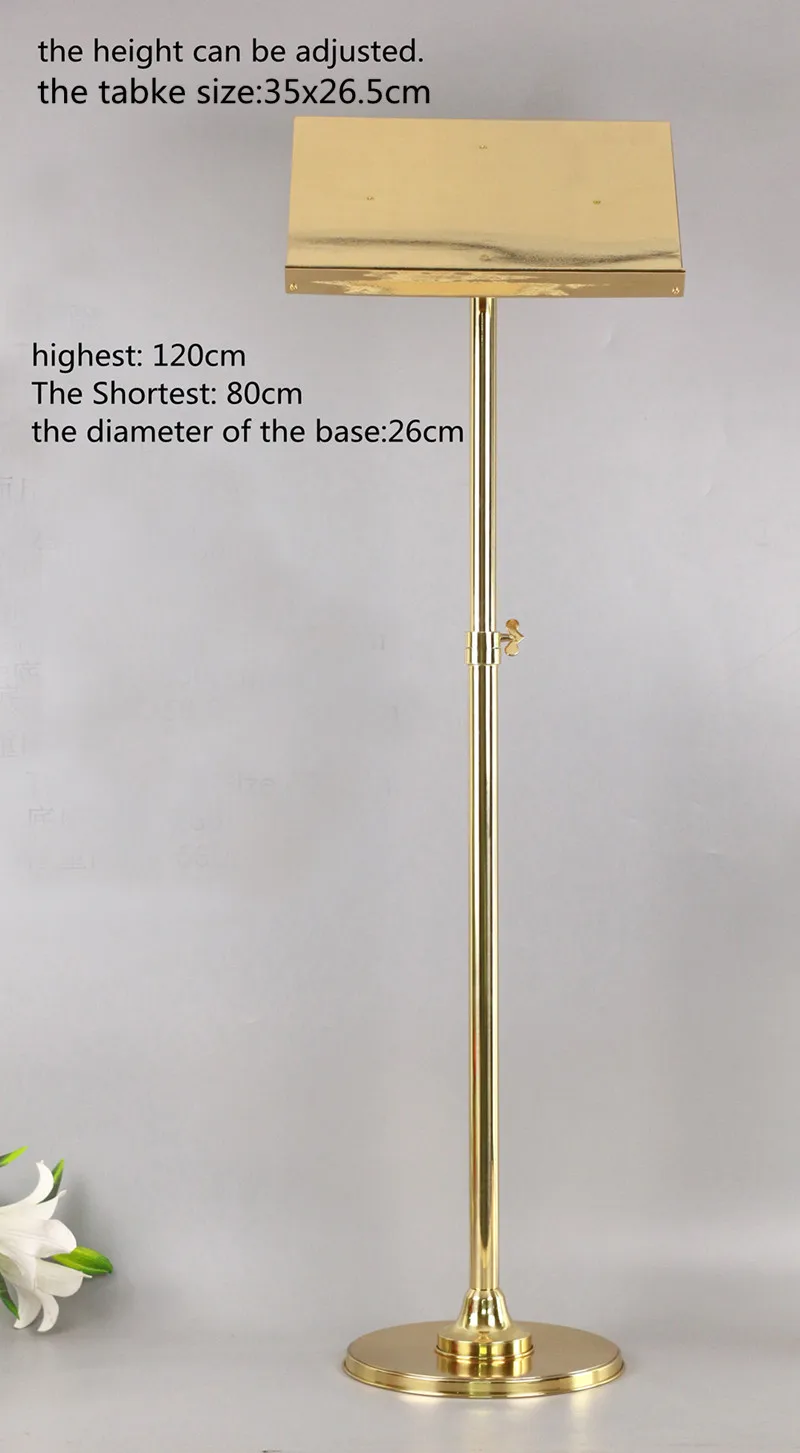 

Подставка для Церкви из латуни с регулируемой высотой и полированным крестом