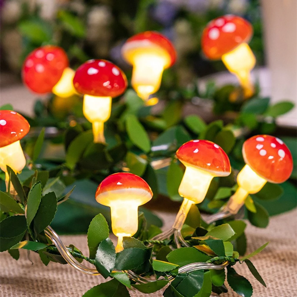 

LED Solar Mushroom Light Outdoor Waterproof Fairy Light Solar String Light Pathway Lawn Lamp Easter Halloween Xmas Garden Decor