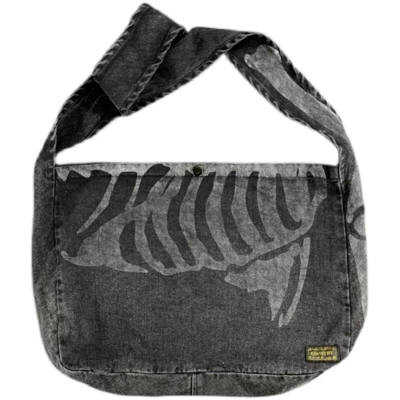 

Рюкзаки 1:1 линии KAPITAL Мода BB19 2022 сумки качественные мужские джинсовые сумки в рубчик Женские винтажные высокие холщовые