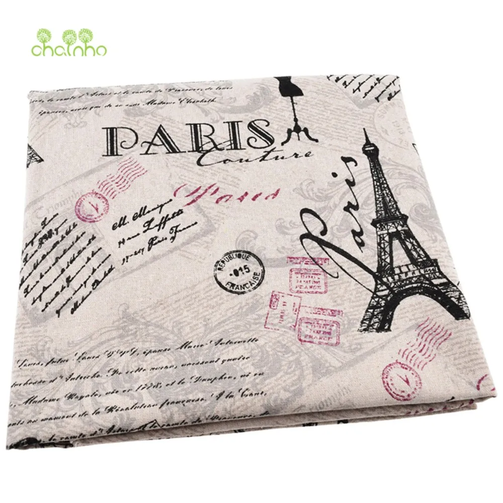 Printed Cotton Linen Fabric 2 Kinds Size cotton craft fabric,cotton fabric,craft fabric,fabric material