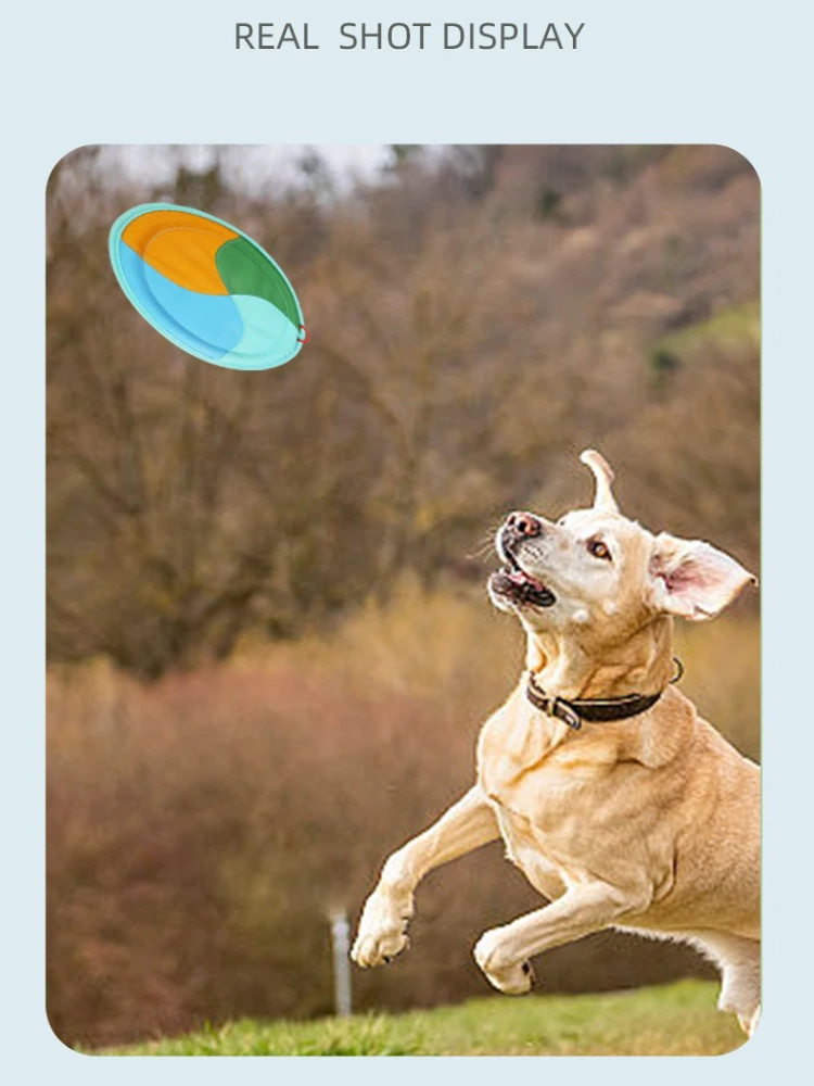 Nylon Fabric Dog Flying Disc 6