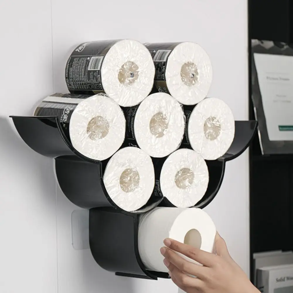 

Держатель для туалетной бумаги без перфорации, симпатичный и забавный дизайн с пряжкой, держатель рулона туалетной бумаги большой емкости PP