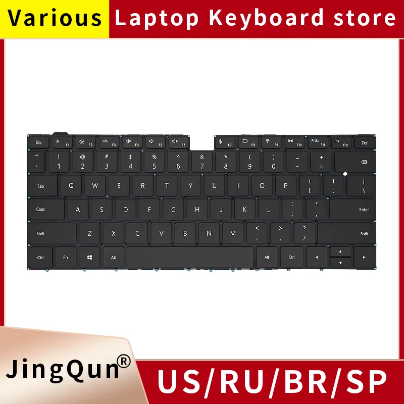 Russian/US/French laptop keyboard for Huawei MateBook D14 D15 Boh-WAQ9R Boh-WAQ9L BohL-WFP9 Bob-WAE9P Magicbook 15 backlit