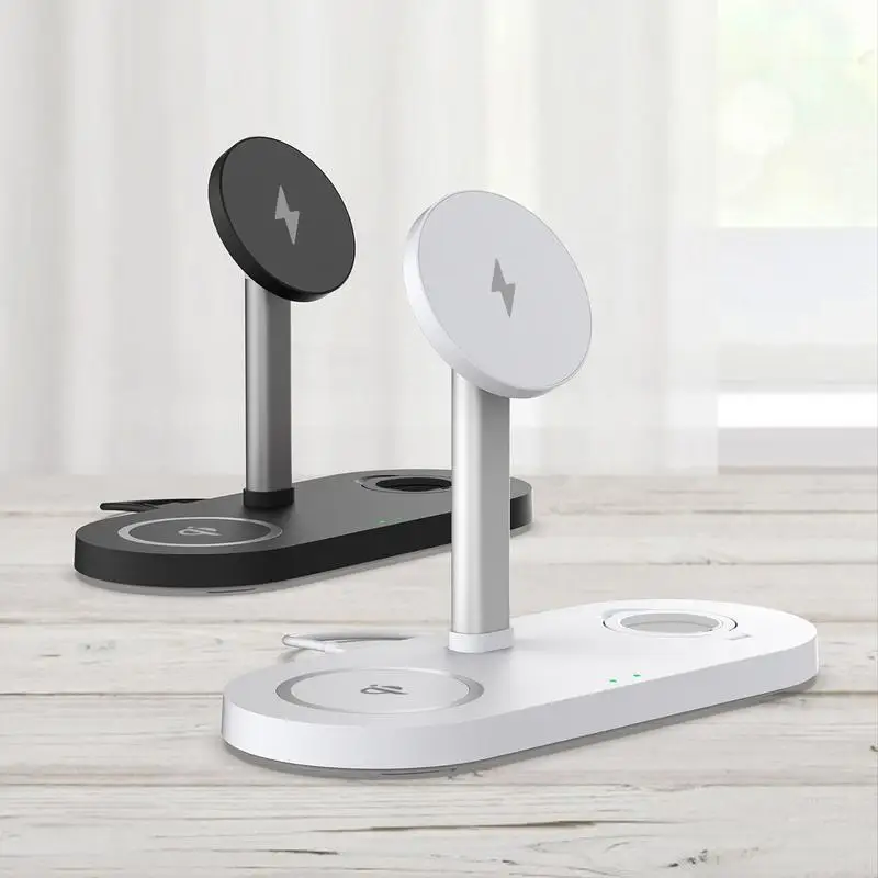 

3 In 1 Magnetic Wireless Charging Station Charger For IPhone Pad For Fast Charging Dock Station For Phone Watch Earphones
