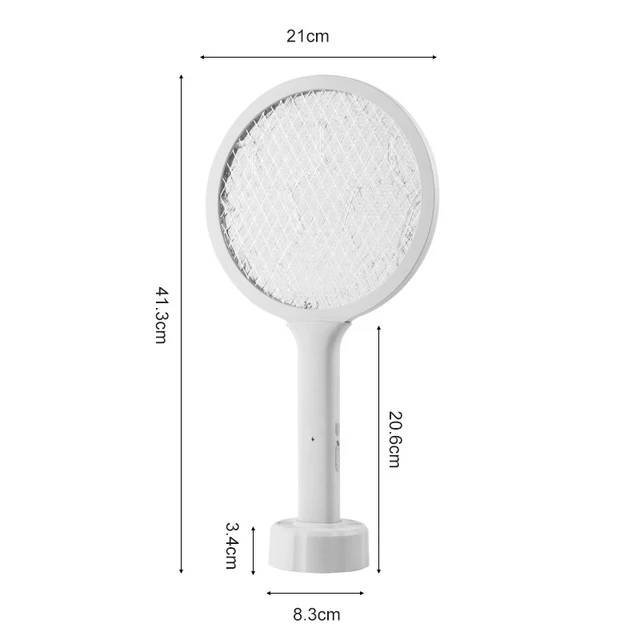 3000 V Elektromos Légy Swatter Gyilkos Uv -Könnyű Usb -Vel Újratölthető Led -Lámpa Nyári Szúnyogcsapdás Ütő Rovarbogár Elleni Zapper - Image 5