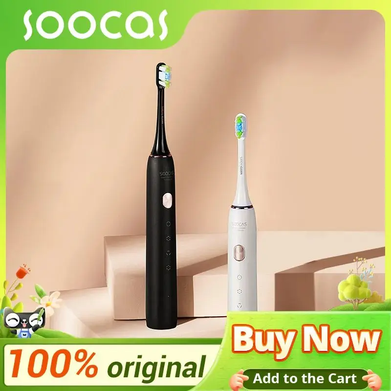 

Ультразвуковая зубная щетка SOOCAS X3U с USB-зарядкой, водонепроницаемая, для взрослых