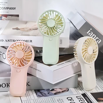 TML281-Charming Mini Hand Fan - Battery - Operated, Different Color Variations for Daily Use 1