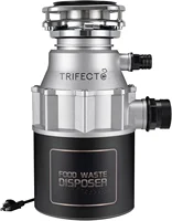 Garbage Disposals with Power Cord, Coutinuous Feed Food Waste Disposal with Sound Reduction (EM 200) 1