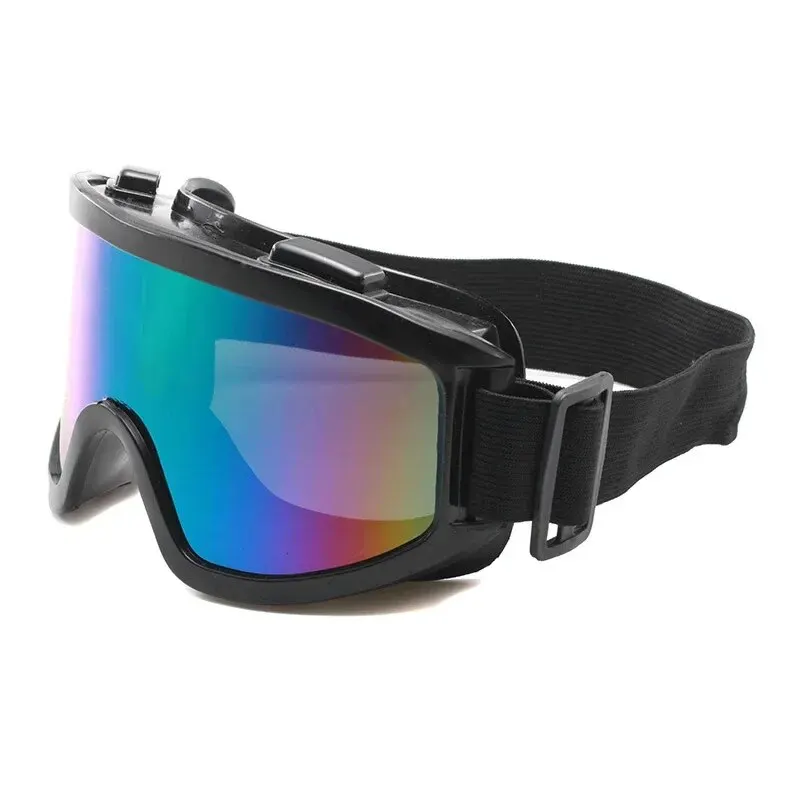 Adjustable Outdoor Sports Goggles Large Frame Windproof Dustproof Colorful Protective Eyewear Climbing Skiing