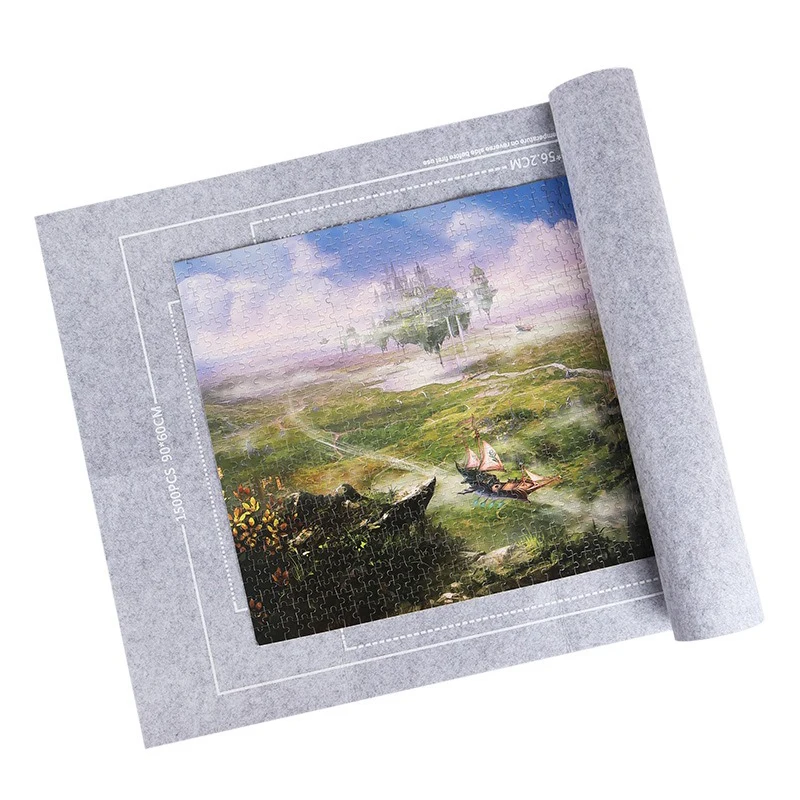 Puzzle Storage Mat Felt Storage Blanket Various Size for 1500/2000/3000pcs Puzzles Parent-child Interaction Props