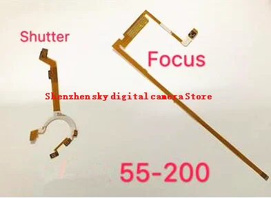 

NEW Lens Line Focus Aperture Flex Cable For Nikon 55-200 mm 55-200mm FOCUS Flex Cable and shutter flex Repair Part