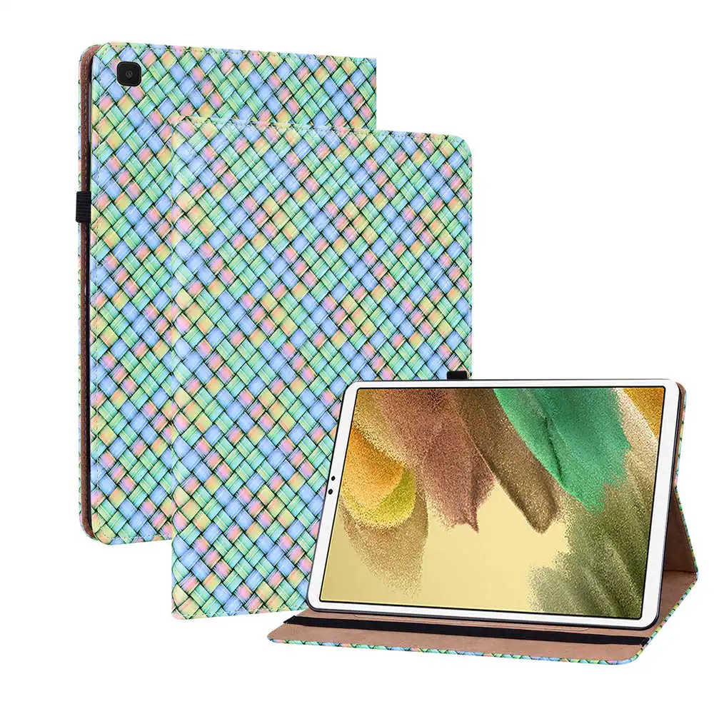 Per Samsung Galaxy Tab A7 Lite 8.7 T220 Smt220 T225 2021 Case Life 3D Colour Filament Pu Leather Cards Solt Wallet Stand Funda