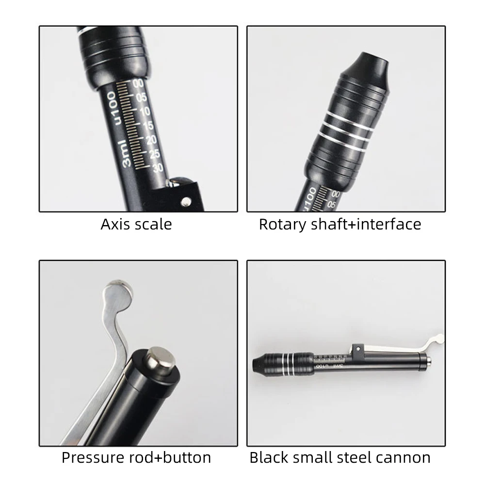 2 IN 1 High Density Metal High Pressure Hyaluronic Acid Pen For Anti Wrinkle Lifting Lip Hyaluron Gun Atomizer Lip Injection Pen