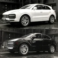 1:32 Porsche Cayenne Turbo S Car Model Alloy Car Diecast Toy Car Model With Sound and Light Toy 1