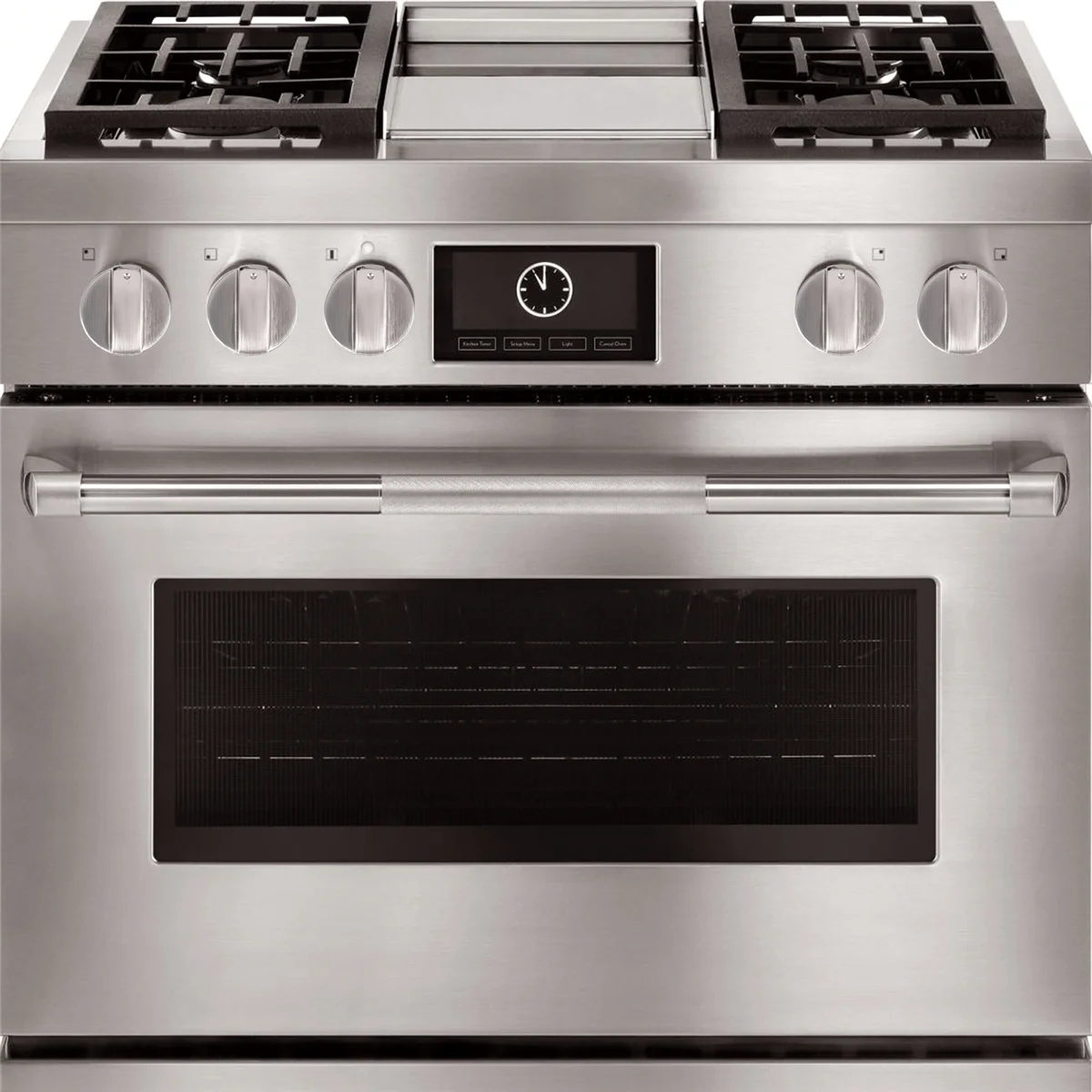 Ovenknoppen, set van 6 stuks met knoppen van 6 mm, aanpasbaar aan elke kookplaat en gasfornuis, gasknop, met universele bediening voor het oppervlak van elke keuken (zilver