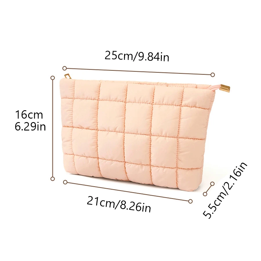 Large Capacity Cosmetic Bag |   Fashionable and Portable Toiletry Storage Bag, Dual-Purpose for Travel and Daily Use, Available in Various Colors. - 2