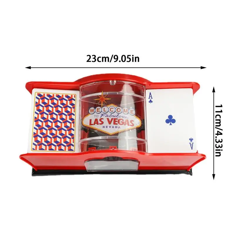 Manual Card Shuffler Poker Shuffle Machine For 2 Decks Of Cards