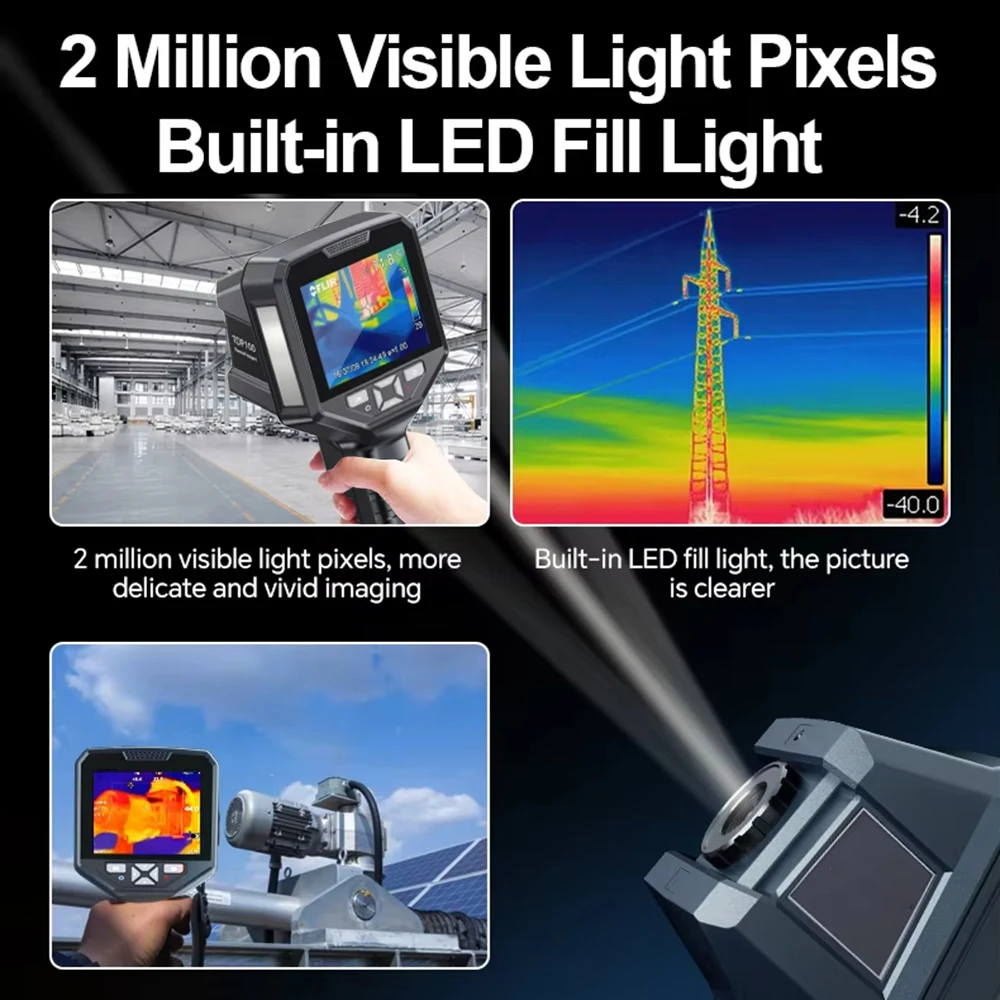 DP-22 Handheld Thermal Imaging Camera 320x240 Visible Dual Fusion Infrared Therm