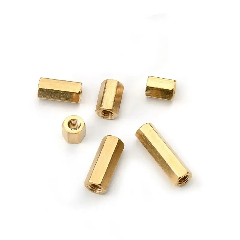 5-50pcs M2 M2.5 M3 M4 M5 M6 Double Pass Hex Brass Female Standoff Pillar Stud Mount Spacer Hexagon PCB Motherboard Nut Hollow - Image 2