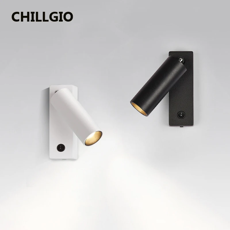 Внутренние светодиодсветодиодный Настенные светильники CHILLGIO вращающиеся 3 Вт