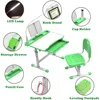 Kids Desk and Chair Set with 40-Degree Tilted Desktop, Height Adjustable Children Desk and Chair Set for Boys and Girls 3