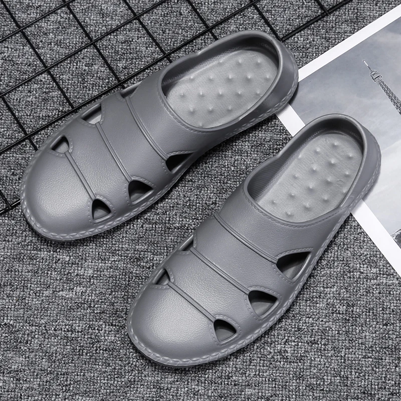 Sports Shoes Summer Sandals Mens Shoes Oversized men's sandals summer hollow out beach shoes trendy fashionable non slip lightweight casual sandals outdoor work shoes