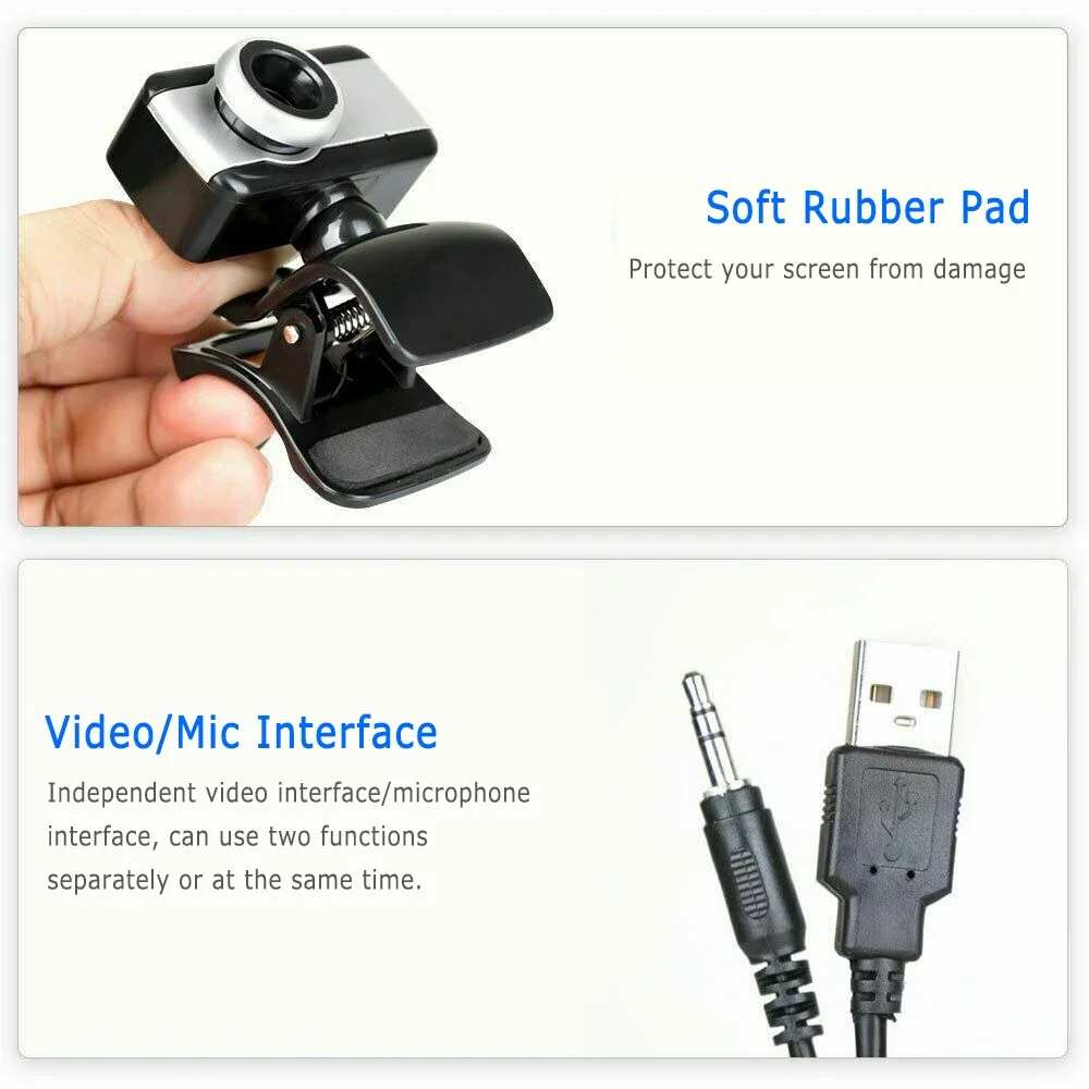 

New Portable 1080p Laptop Desktop Conference Webcam Camera Computer Camera With Microphone Video Cameras Universal Webcam For