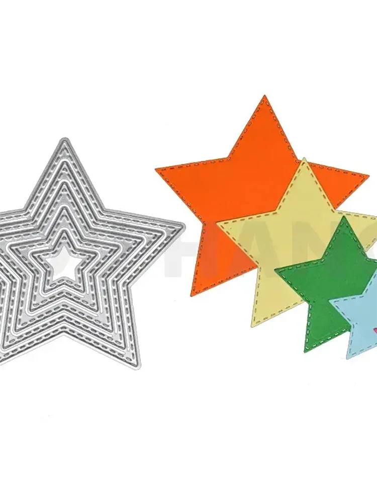 DIY 카드 스크랩북 일기 장식 엠보싱 템플릿에 대한 스타 금속 절단 다이 수제 새로운 도착 스타 금속 절단 다이