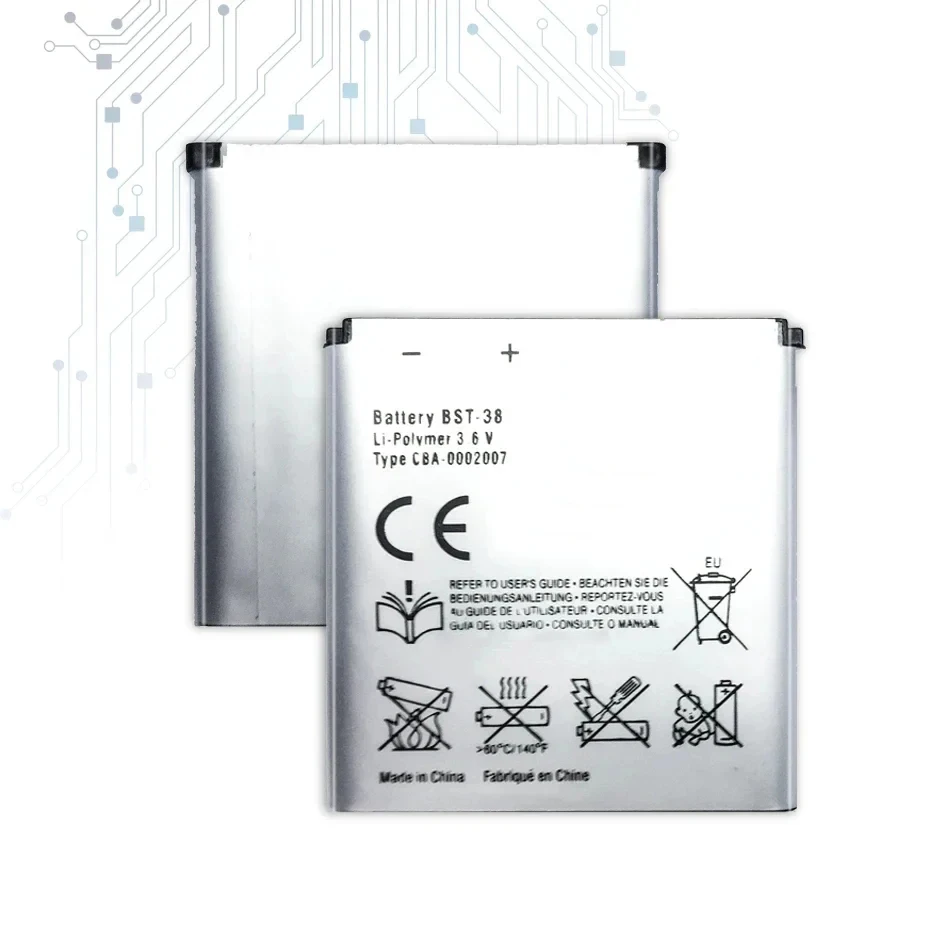 BST-38 Mobile Phone Battery For Sony Ericsson W580 W580i w760 T650 X10 W980 W995 U20i C905c S500c C905 930mAh