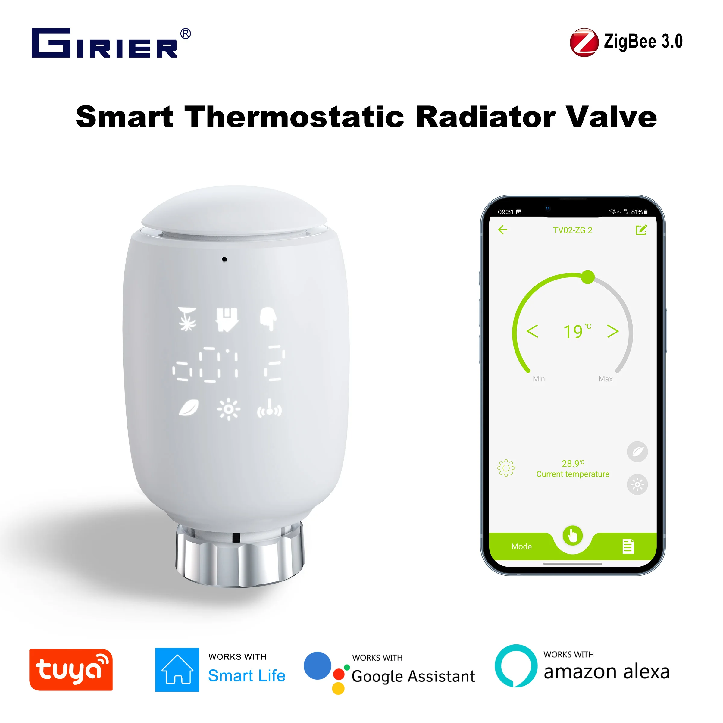Bosch Smart Home Termostato Per Radiatore II, Set Da 3, Termostati - Foto 9