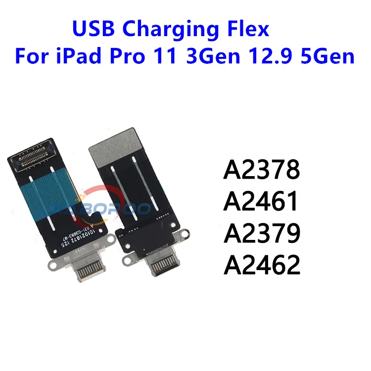 2pcs USB Dock Charging Port Connector Flex Cable for iPad Pro 11 2021 2pcs-usb-dock-charging-port-connector-flex-cable-for-ipad-pro-11-2021