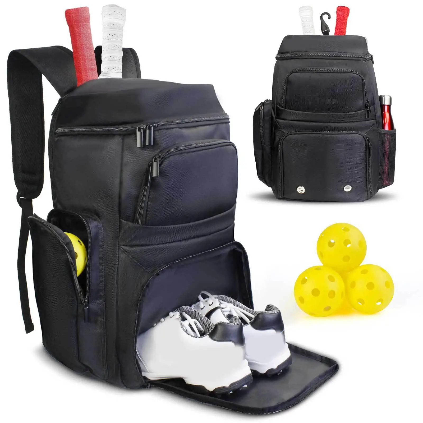 Pickleball Backpack with Shoe Compartment Tennis Paddle Backpack Daypack Pickleball Backpack with Shoe Compartment Tennis Paddle Backpack Daypack
